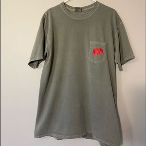 Early 2000s Vintage L the Locker Room Grey T-Shirt